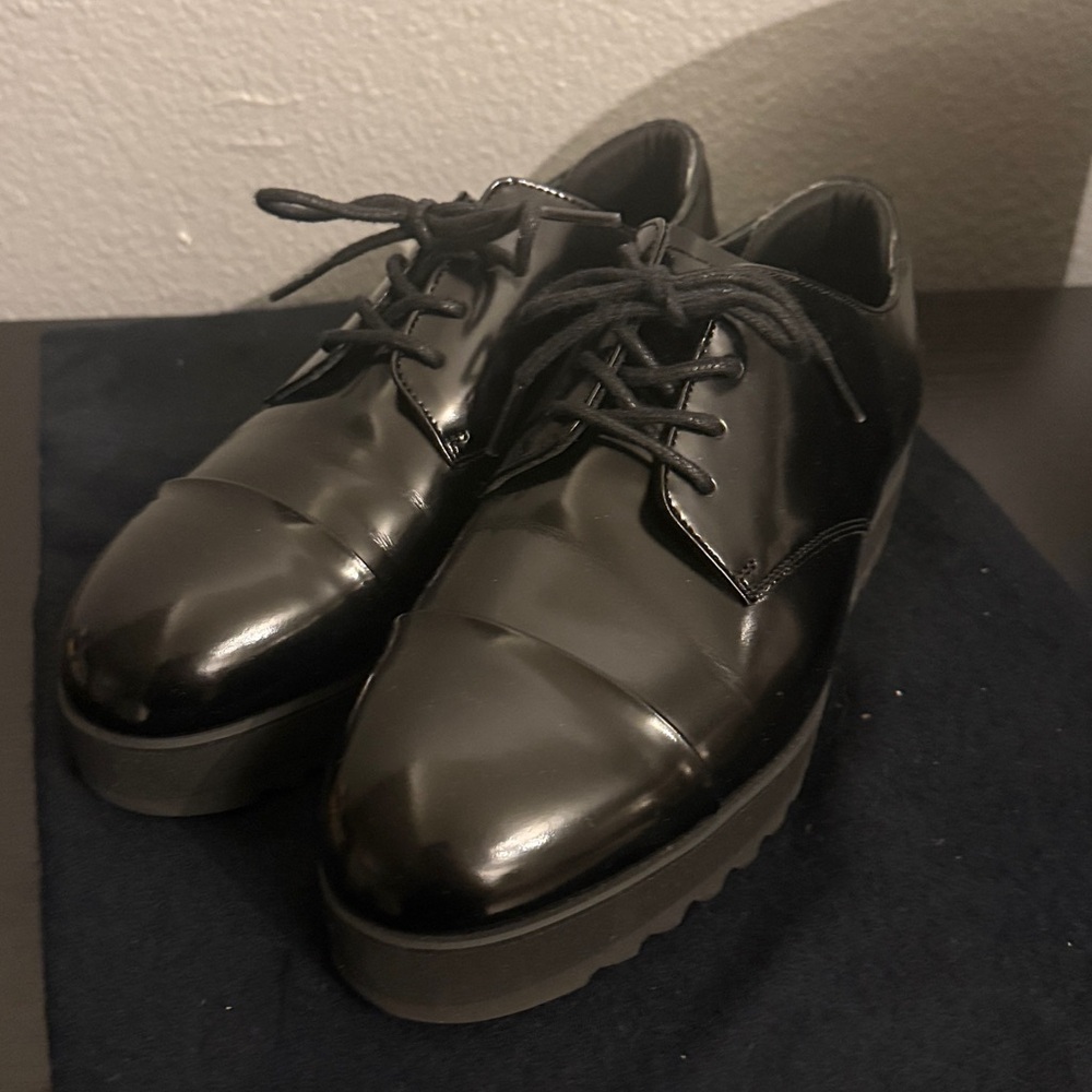 Onitsuka Tiger Nippon (Japan only) Derby loafer shoes size US 7 black